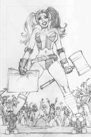 Harley Quinn #25 (Neal Adams Cover)