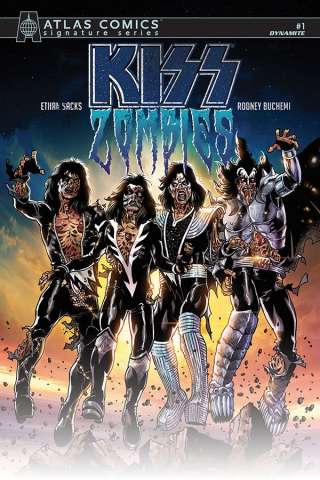 KISS: Zombies #1 (Sacks Signed Atlas Edition)