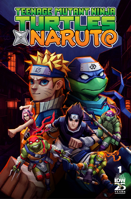 Teenage Mutant Ninja Turtles x Naruto #1 (Moncayo Cover)