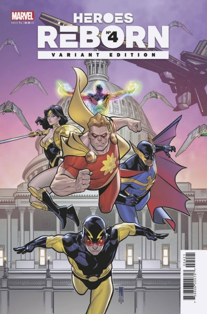 Heroes Reborn #4 (Medina Squadron Supreme Cover)
