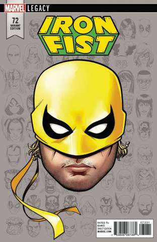 Iron Fist #73 (McKone Legacy Headshot Cover)