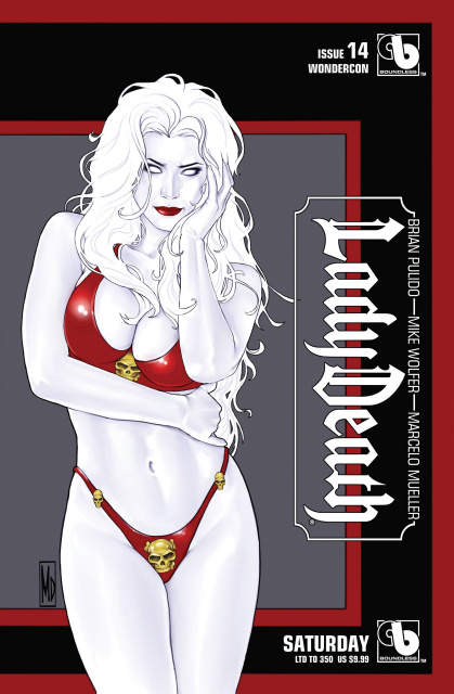 Lady Death #14 (Wondercon Saturday Cover)
