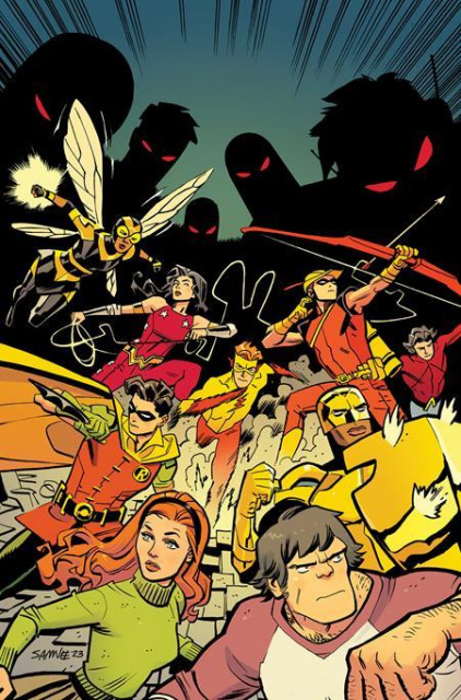World's Finest: Teen Titans #6 (Chris Samnee Cover)