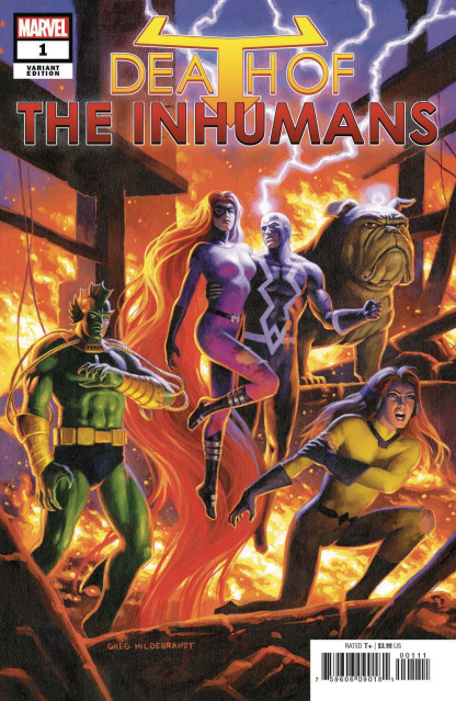 Death of the Inhumans #1 (Hildebrandt Cover)