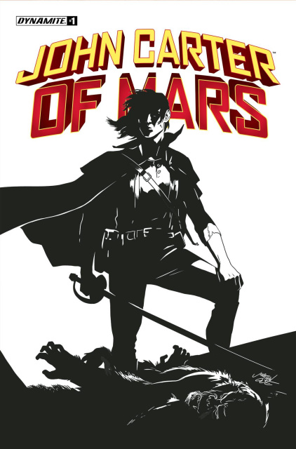 John Carter of Mars #1 (20 Copy Case B&W Cover)