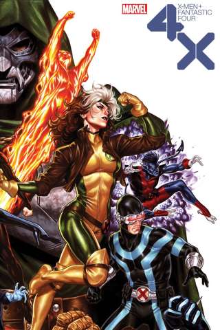 X-Men + Fantastic Four #2 (Brooks Cover)