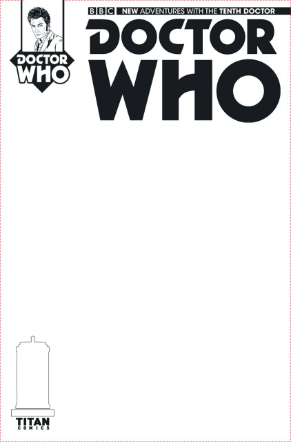 Doctor Who: New Adventures with the Tenth Doctor #1 (Blank Sketch Cover)