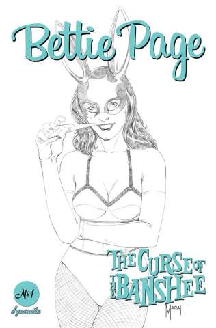 Bettie Page and The Curse of the Banshee #1 (15 Copy Mychaels Pencils Cover)