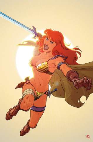 Red Sonja: The Superpowers #4 (25 Copy Kano Virgin Cover)