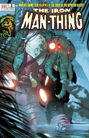 Iron Man #2 (De Iulus Iron Man Thing Horror Cover)