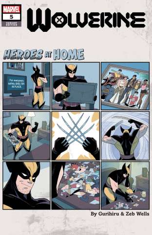Wolverine #5 (Gurihiru Heroes At Home Cover)