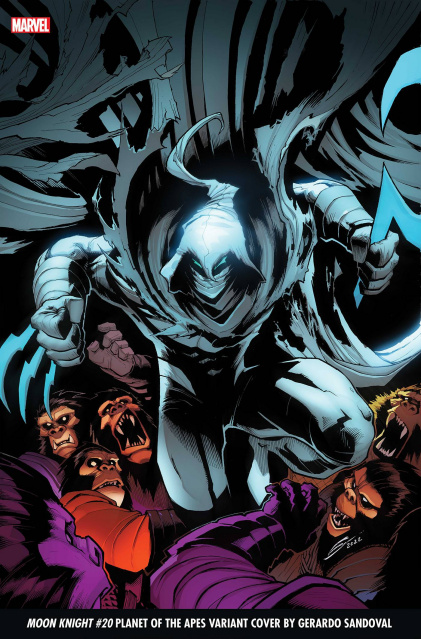 Moon Knight #20 (Sandoval Planet of the Apes Cover)