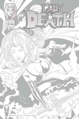 Lady Death: Apocalyptic Abyss #1 (10 Copy Mychaels Cover)