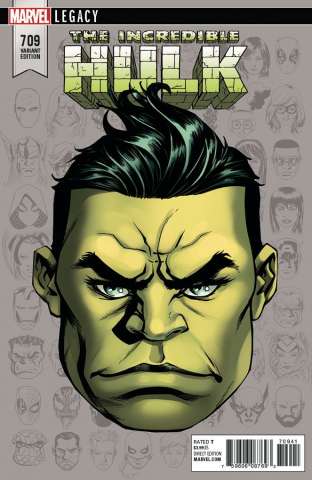 The Incredible Hulk #709 (McKone Legacy Headshot Cover)