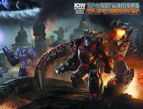 Transformers: Fall of Cybertron #1 (10 Copy Cover)