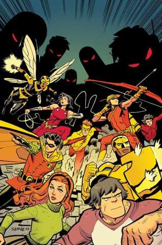 World's Finest: Teen Titans #6 (Chris Samnee Cover)