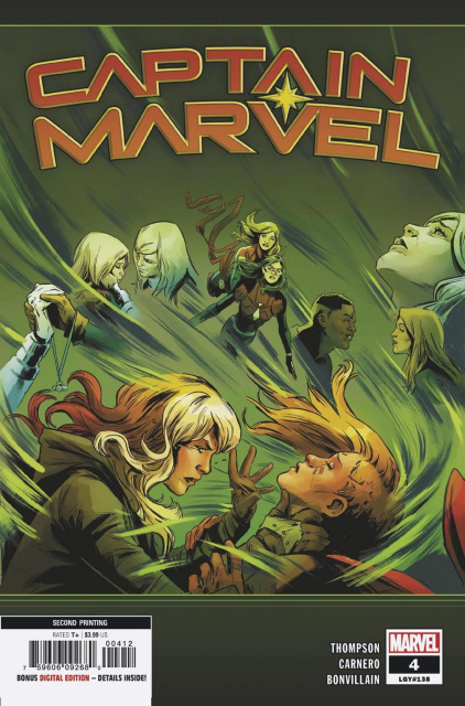 Captain Marvel #4 (Carnero 2nd Printing)