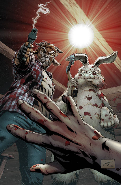 Man Goat & The Bunnyman #1 (Salazar Cover)