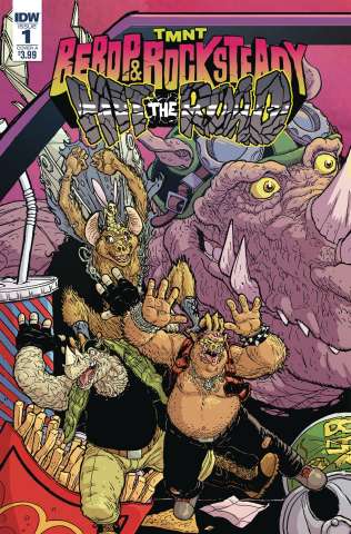 Teenage Mutant Ninja Turtles: Bebop and Rocksteady Hit the Road #1 (Pitarra Cover)
