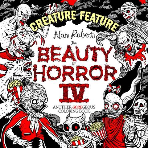 Beauty of Horror: A Creature Feature Coloring Book