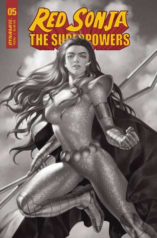 Red Sonja: The Superpowers #5 (Premium Yoon B&W Cover)
