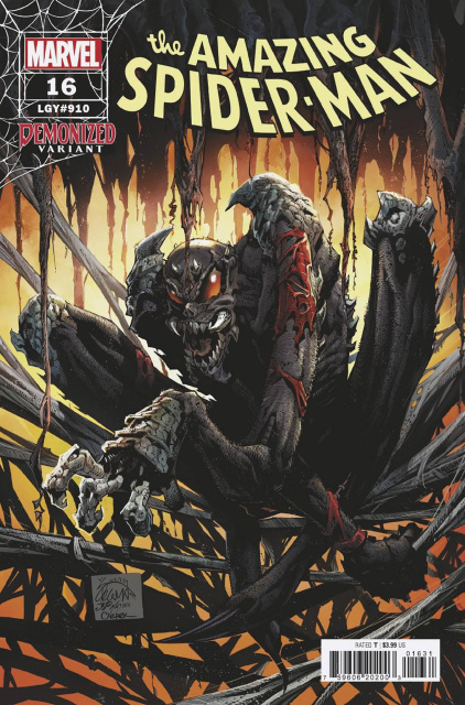 The Amazing Spider-Man #16 (Stegman Demonized Cover)