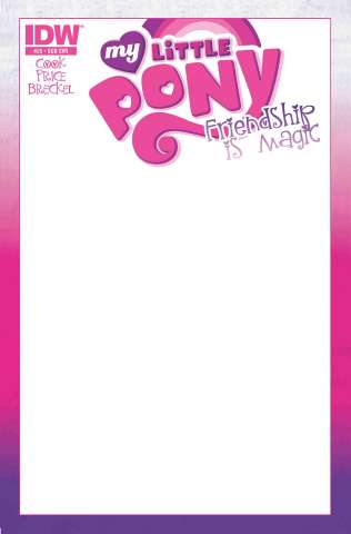 My Little Pony: Friendship Is Magic #25 (Blank Subscription Cover)