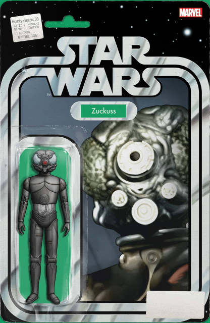 Star Wars: Bounty Hunters #6 (Christopher Action Figure Cover)