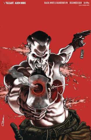 Black, White & Bloodshot #4 (Ortiz Virgin Cover)