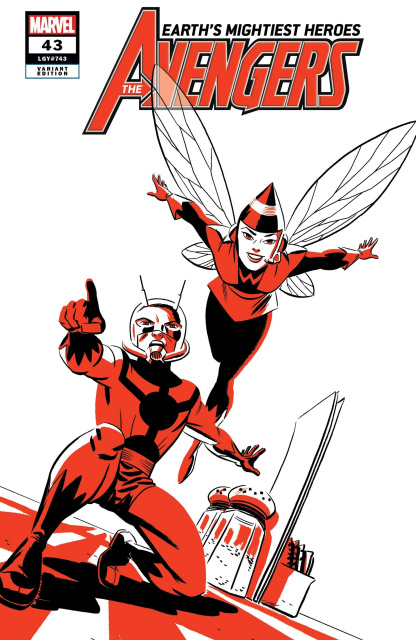 Avengers #43 (Ant-Man and Wasp Two-Tone Cover)