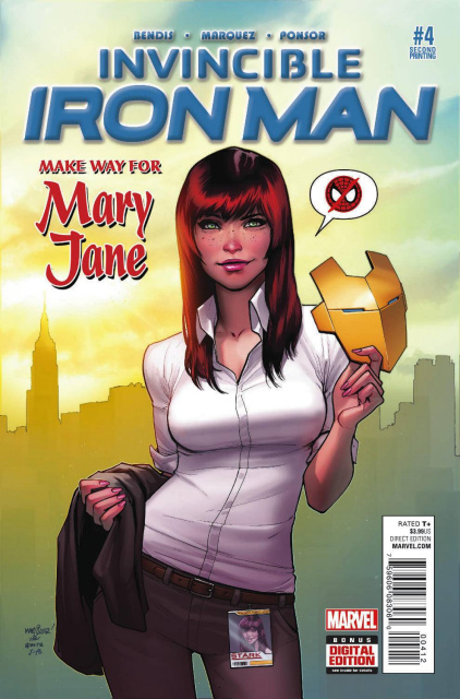 Invincible Iron Man #4 (Marguez 2nd Printing)