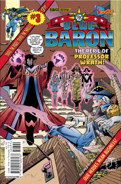 Blue Baron #3: The Peril of Professor Wrath!