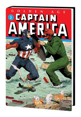 Golden Age Captain America Vol. 2 (Omnibus Rivera Cover)