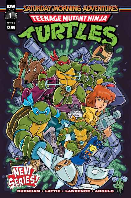 Teenage Mutant Ninja Turtles: Saturday Morning Adventures, Continued #1 (Lattie Cover)
