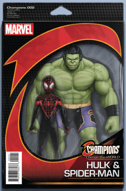 Champions #2 (Christopher Action Figure Cover)