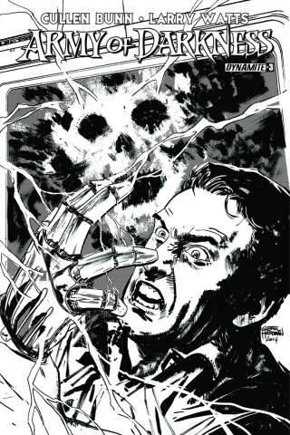 The Army of Darkness #3 (10 Copy Hardman B&W Cover)