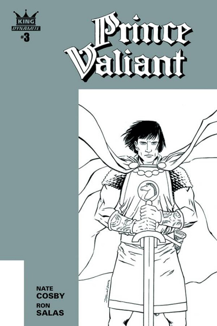 Prince Valiant #3 (10 Copy Shalvey B&W Cover)