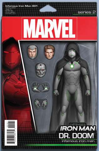 Infamous Iron Man #1 (Christopher Action Figure Cover)