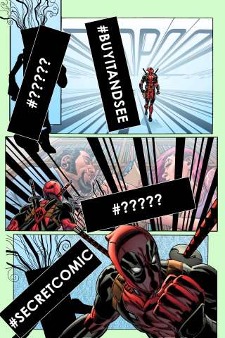 Deadpool #4 (Koblish Secret Comic Cover)