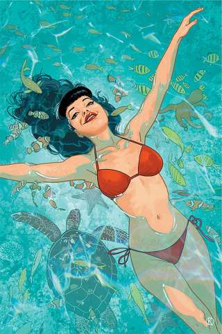 Bettie Page #4 (Kano Virgin Cover)