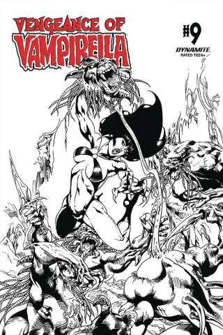 Vengeance of Vampirella #9 (11 Copy Castro B&W Cover)