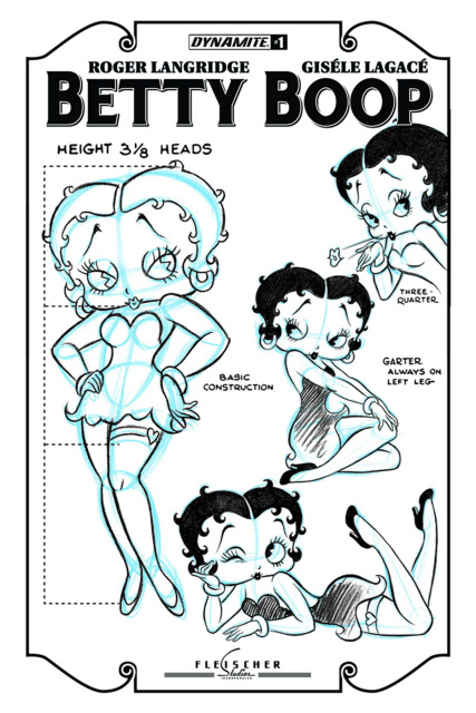 Betty Boop #1 (Fleischer Character Sheet Cover)