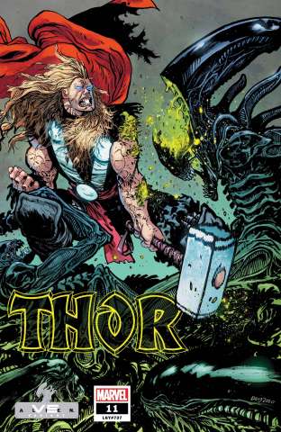 Thor #11 (Daniel Warren Johnson Marvel vs. Alien Cover)