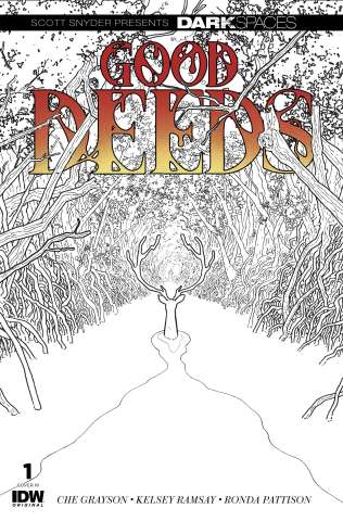 Dark Spaces: Good Deeds #1 (50 Copy B&W Sherman Cover)