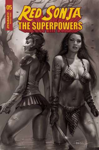 Red Sonja: The Superpowers #5 (30 Copy Parrillo B&W Cover)