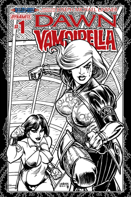 Dawn / Vampirella #1 (Linsner Pure Line Art Ladies Cover)