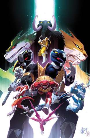 Mighty Morphin Power Rangers / Teenage Mutant Ninja Turtles II #5 (75 Copy Cardstock Cover)