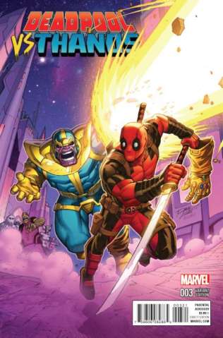 Deadpool vs. Thanos #3 (Lim Cover)