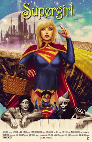 Supergirl #40 (Movie Poster Cover)