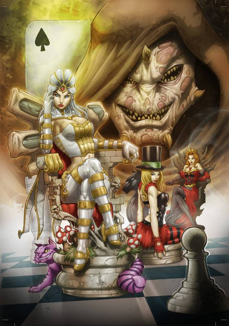 Grimm Fairy Tales: Wonderland #34 (El Tabanas Cover)